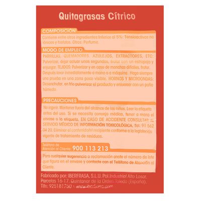 Desengrasante l&iacute;quido Lanta 1l pistola