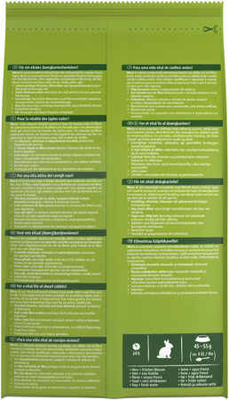 Comida conejo enano Vitakraft Menu Vital 1kg