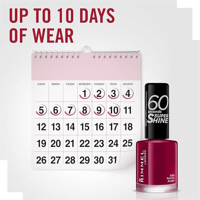 Maquillaje pintauñas Rimmel 60 seconds 320