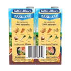 Caldo casero bajo en sal Gallina Blanca 1l pack-2 pollo 100% natural