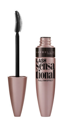 Máscara de pestañas Maybelline lash sensational intense black pearl efecto abanico