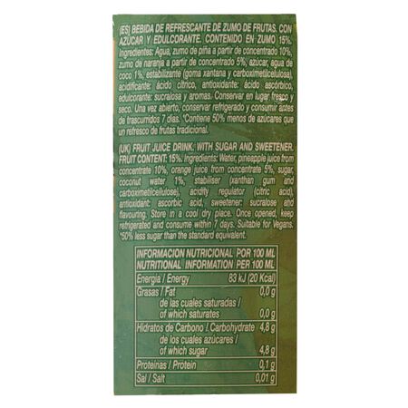 Bebida light Don Simón 1,5l piña coco