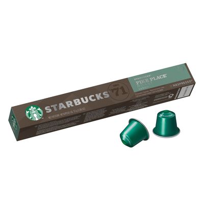 Caf&eacute; Espresso Roast Intensidad 11 Starbucks Nespresso 10 C&aacute;psulas