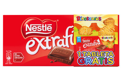 Chocolate con leche Nestl&eacute; Extrafino pack tabletas 3x125g