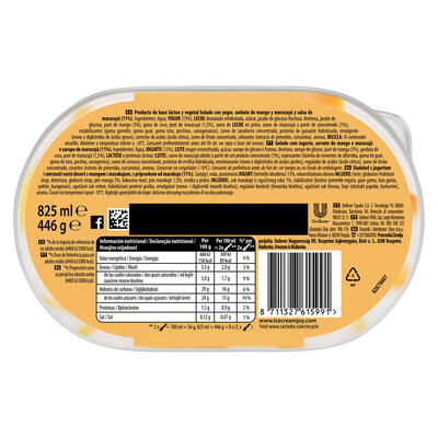 Helado Carte D'or mango 825ml