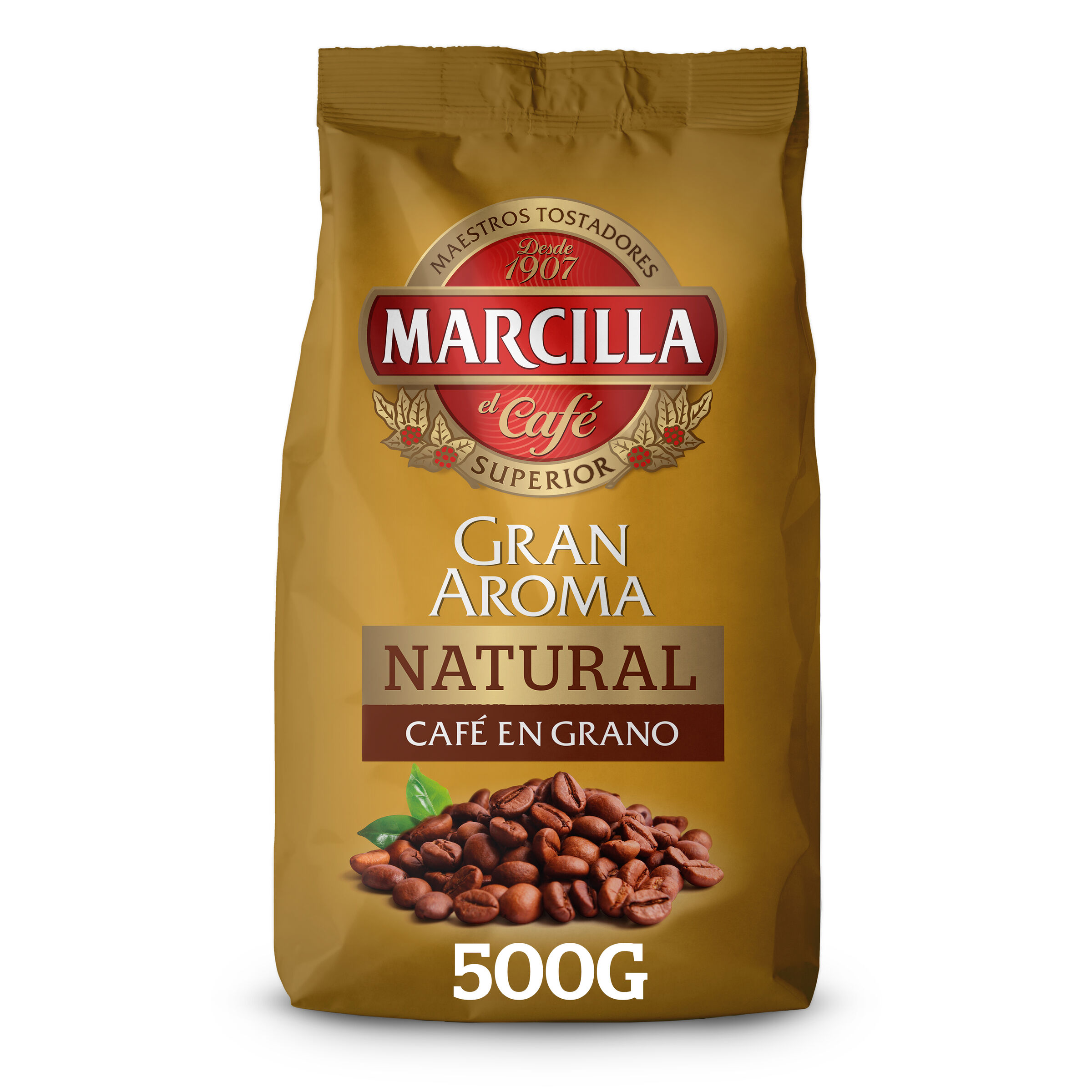 Café en grano natural Marcilla 500g