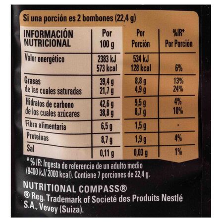 Bombón negro 70% Nestlé 165g