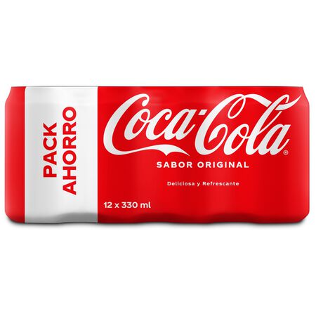 Refresco cola Coca-Cola lata pack 12 33cl