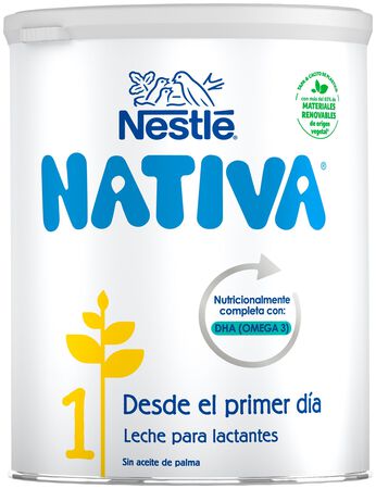 Leche infantil en polvo Nativa 1 Nestlé 800g