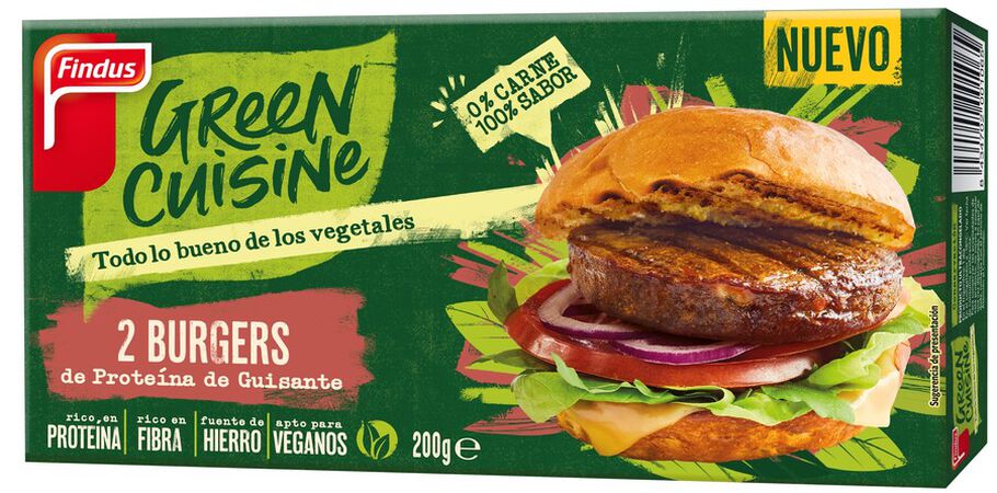 Burger Green Cuisine Findus 2 uds