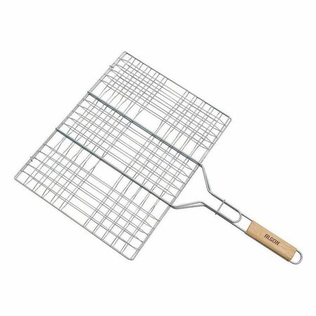 Parrilla doble sin patas BBQ Algon 41x30cm