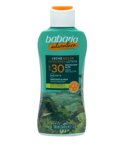 Leche solar Babaria 100ml FP30 Adventure