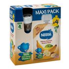 Pouch Nestlé plátano manzana desde 4meses pack 4 maxi