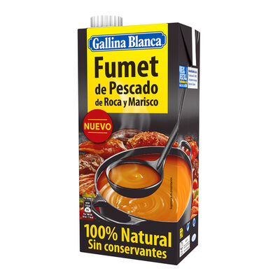 Caldo pescado-marisco Fumet Gallina Blanca 1L