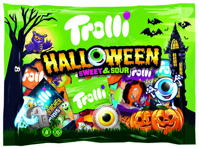 Caramelos Halloween goma agridulce Trolli 360g