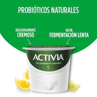 Bífidus Activia cremoso pack 4 lima limón