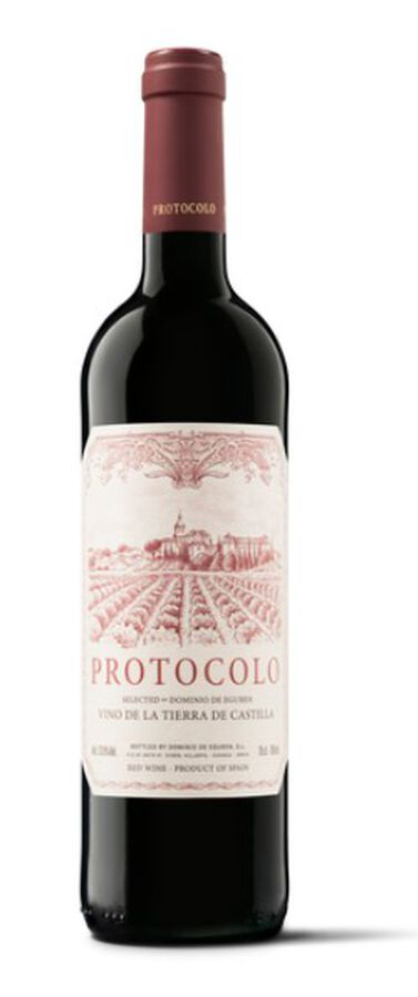 Vino tinto protocolo tempranillo 75cl