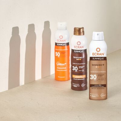 Bruma protectora Ecran Sunnique invisible F50 250ml