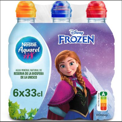 Agua Aquarel 33cl pack 6 sport