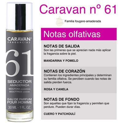 Eau de toilette Caravan hombre 30ml n&ordm;61