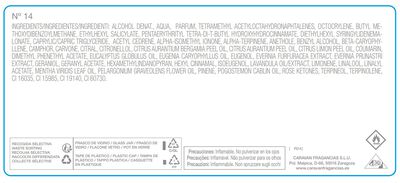 Eau de toilette Caravan hombre 150ml n&ordm;14