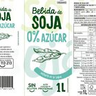 Bebida de soja 0% azucar Alipende 1l