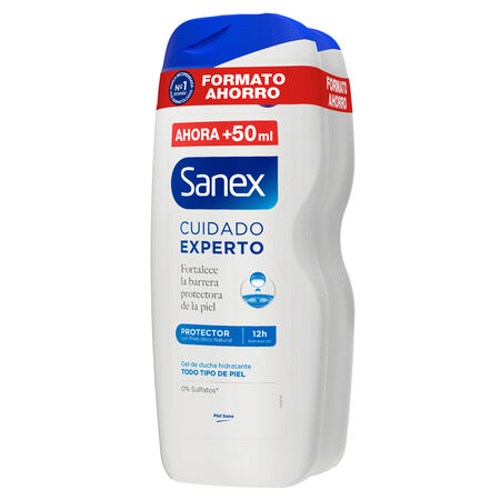 Gel Ducha Sanex 2U 600ml Dermo Protector