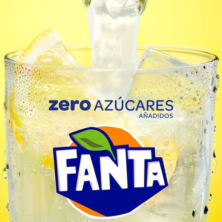 Refresco limón Fanta lata 33cl zero