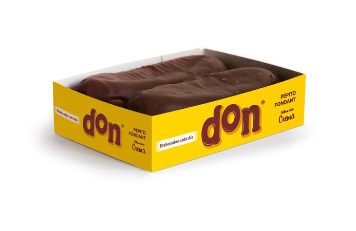 Pepitos Donuts chocolate relleno crema 238g 2 uds