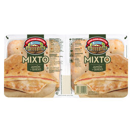 Sandwich Tarradellas pack 2 mixto jamon y queso
