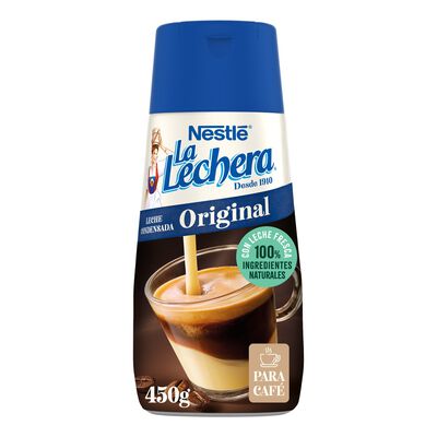Leche condensada La Lechera botella sirve f&aacute;cil 450g