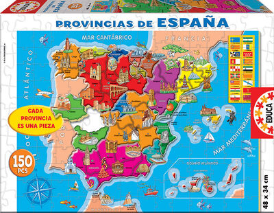 Puzzle provincias de españa Educa Borras 150u