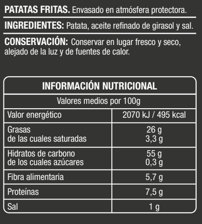 Patatas fritas Alipende 150g extracrujiente