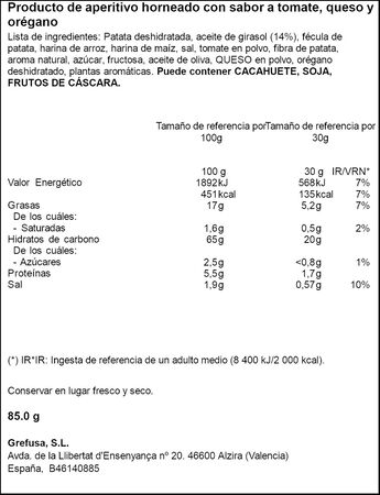 Snack Natuchips Snatt´s 85g