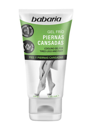 Gel frío Babaria 150ml para pies y piernas cansadas con aloe vera