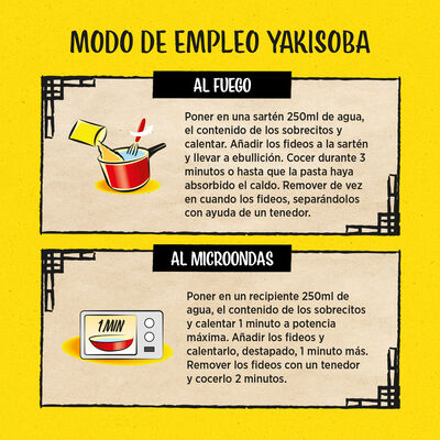 Noodles de pollo Yakisoba Fusian Maggi 120g