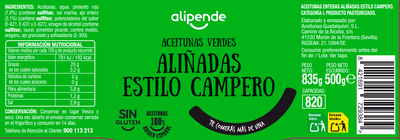 Aceitunas ali&ntilde;o campero Alipende 500g