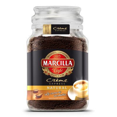 Café soluble crème express Marcilla 200g mezcla natural