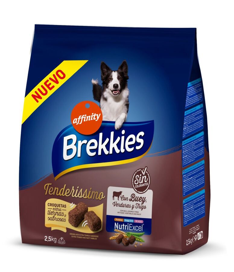 Comida para perros de buey Brekkies Tenderis 2,5kg