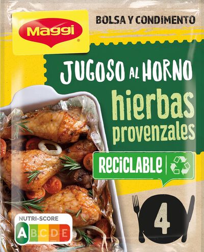 Sazonador de hierbas provenzales jugoso al horno de Maggi 34g