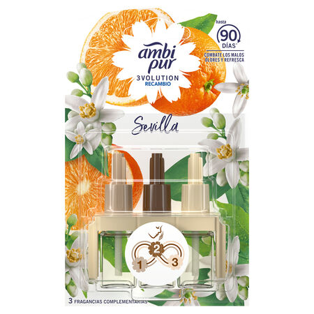 Ambientador eléctrico 3Volution Naranja y Neroli