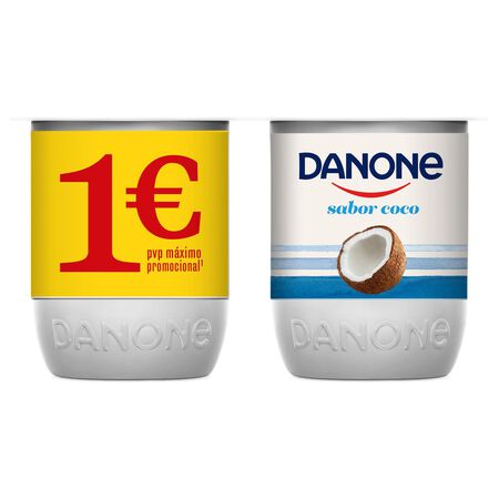 Yogur Danone pack 4 coco