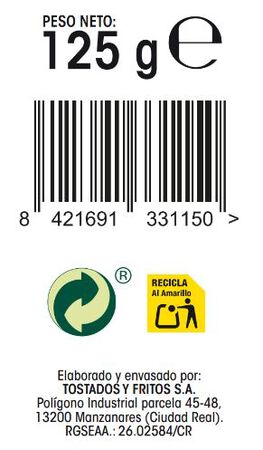 Palitos de ma&iacute;z sin gluten Alipende 105g sabor queso