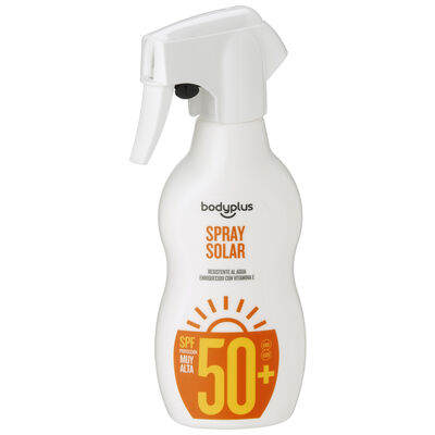 Crema solar pistola Bodyplus 250ml factor de protecci&oacute;n FP50