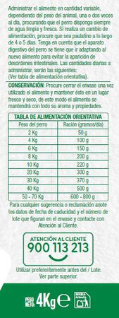 Alimento completo para perro Meque selecci&oacute;n 4kg