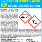 Lejía para ropa Lanta 2l densa