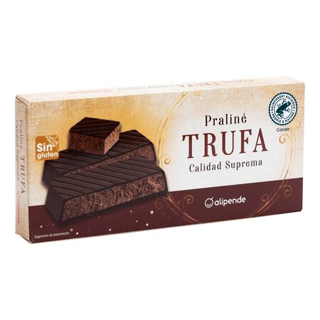 Turrón Praliné trufa Alipende 200g