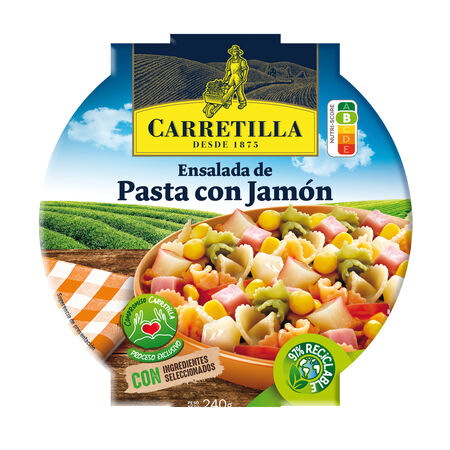 Ensalada Carretilla 240g pasta con jamon