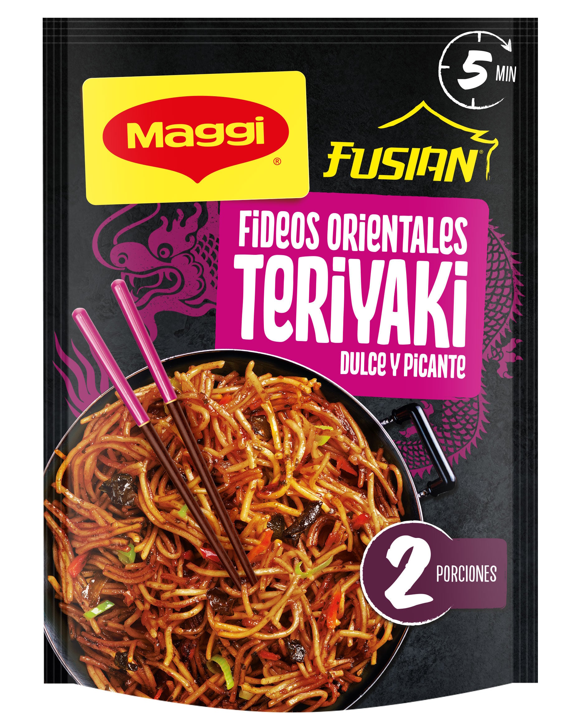 Fideo oriental teriyaki Maggi 130g