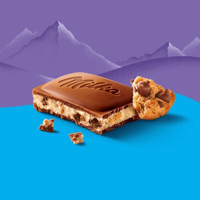 Chocolate con leche Milka 100g relleno de chips ahoy